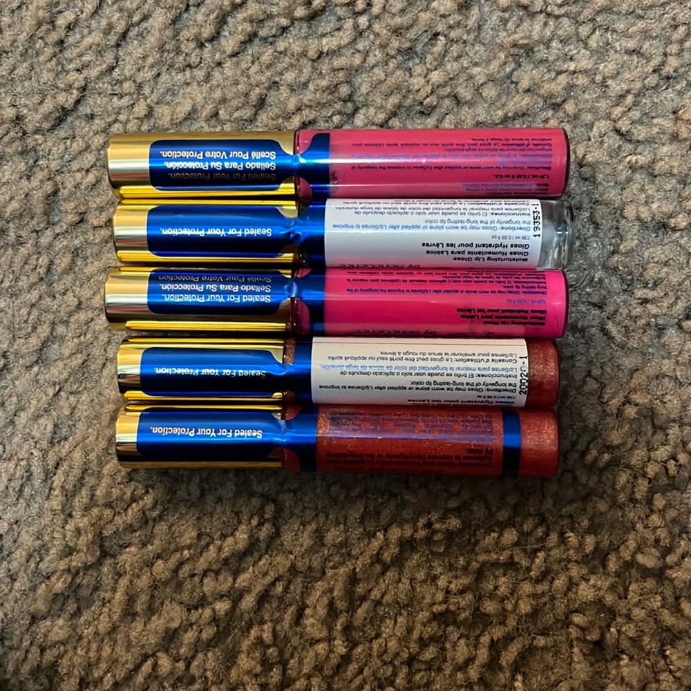 SeneGence  (5) lipgloss pinks bundle
